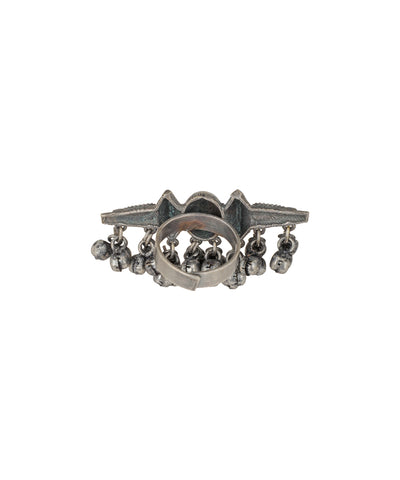 Ghungroo Fringe Tribal Ring | Stylika