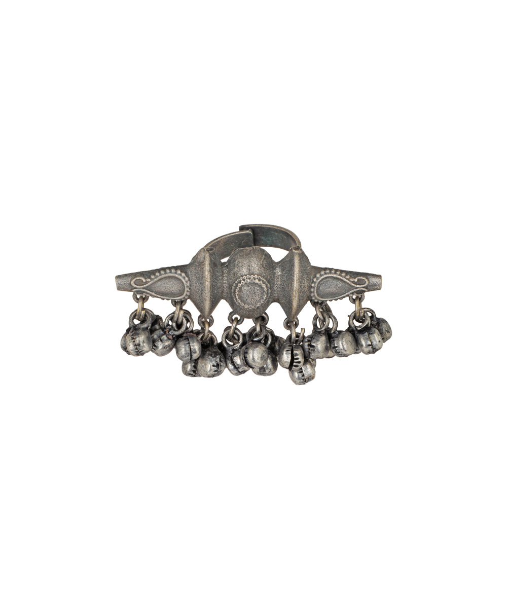 Ghungroo Fringe Tribal Ring | Stylika