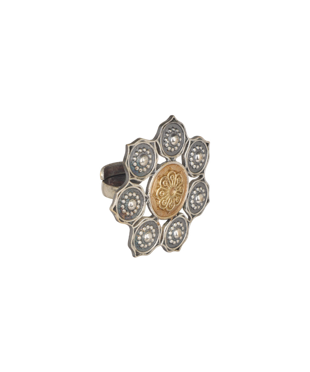 Floral Chakra Medallion Ring | Stylika
