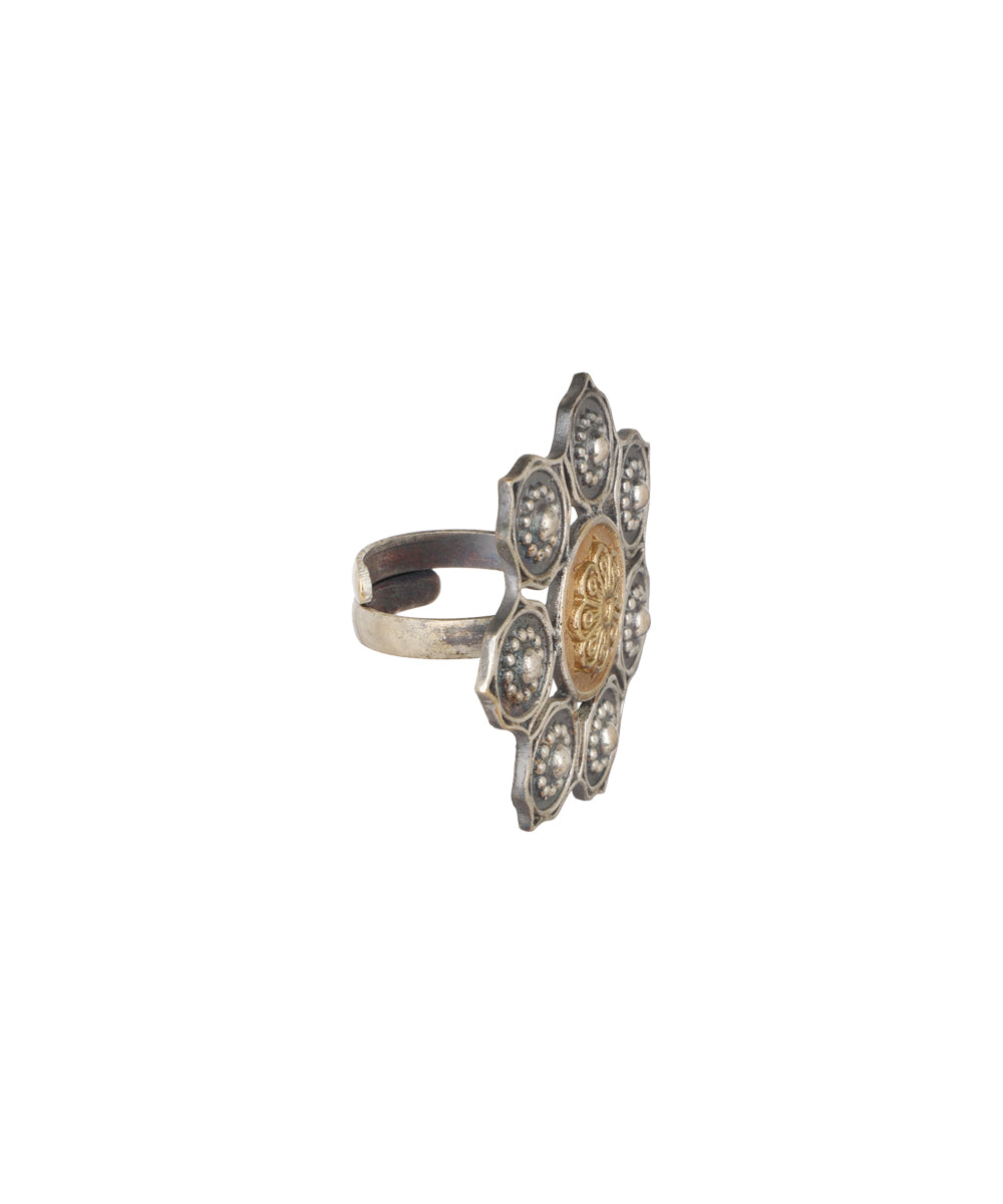Floral Chakra Medallion Ring | Stylika