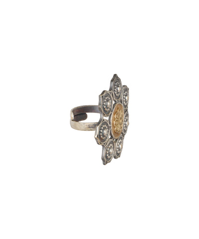 Floral Chakra Medallion Ring | Stylika