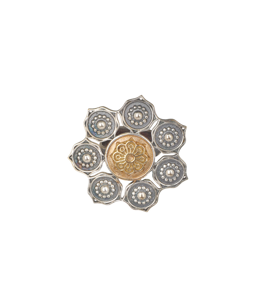Floral Chakra Medallion Ring | Stylika