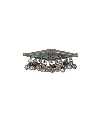 Etched Ghungroo Shield Ring | Stylika