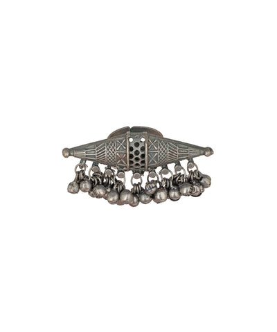 Etched Ghungroo Shield Ring | Stylika