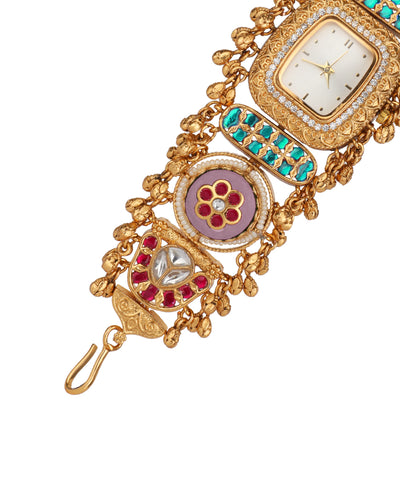 Urmila Heritage Watch (Pink+Surf) | Stylika
