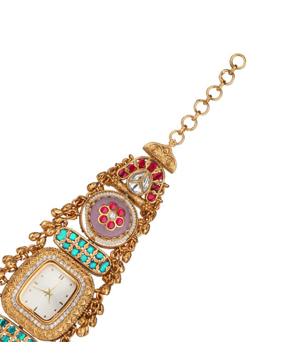 Urmila Heritage Watch (Pink+Surf) | Stylika