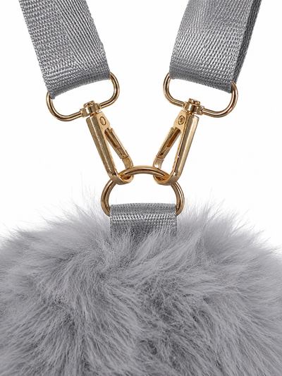 MISTY Plush Cat Backpack (Grey) | Stylika