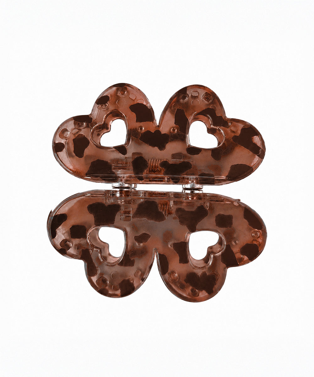 Light Bronze Flower Magnetic Hair Clip | Stylika