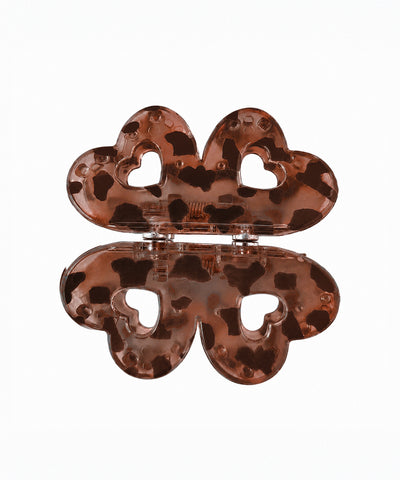 Light Bronze Flower Magnetic Hair Clip | Stylika