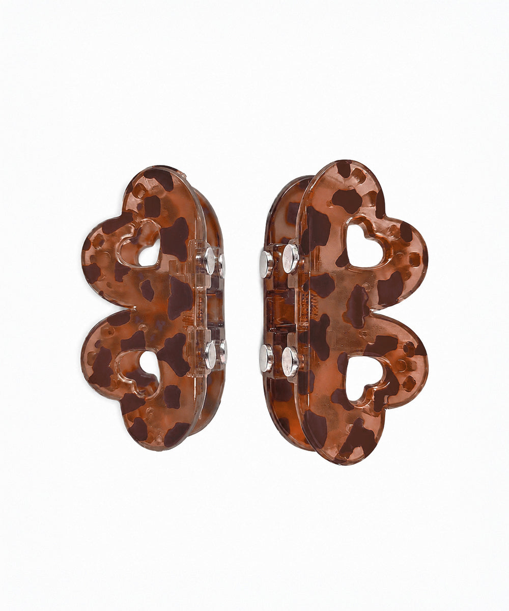 Light Bronze Flower Magnetic Hair Clip | Stylika