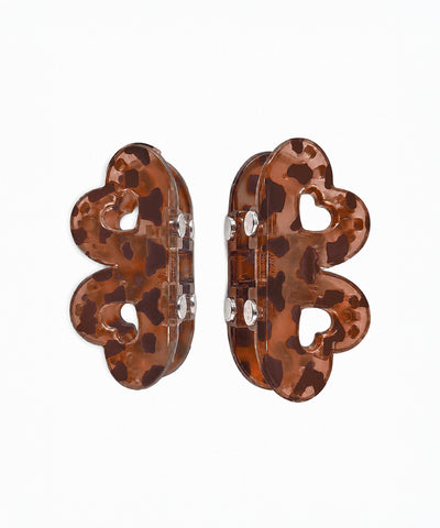 Light Bronze Flower Magnetic Hair Clip | Stylika