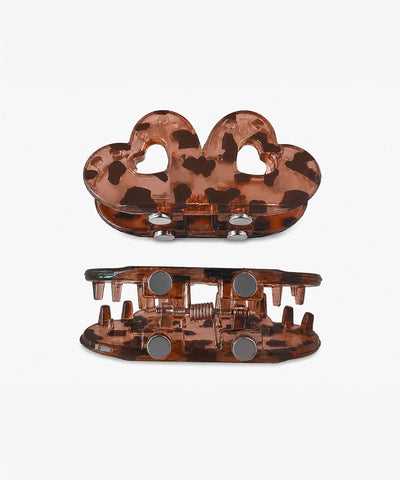 Light Bronze Flower Magnetic Hair Clip | Stylika