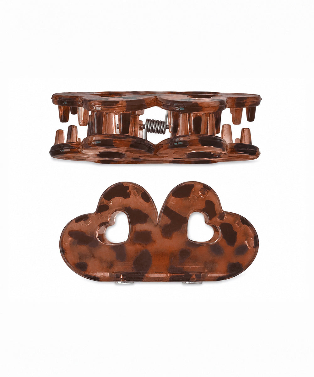 Light Bronze Flower Magnetic Hair Clip | Stylika