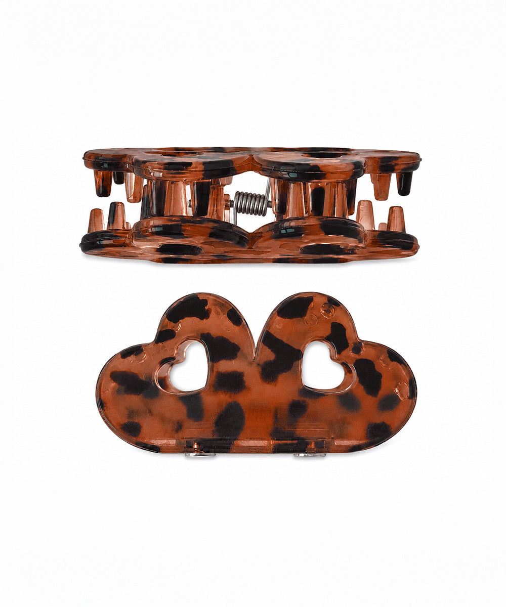 Rust Flower Magnetic Hair Clip | Stylika
