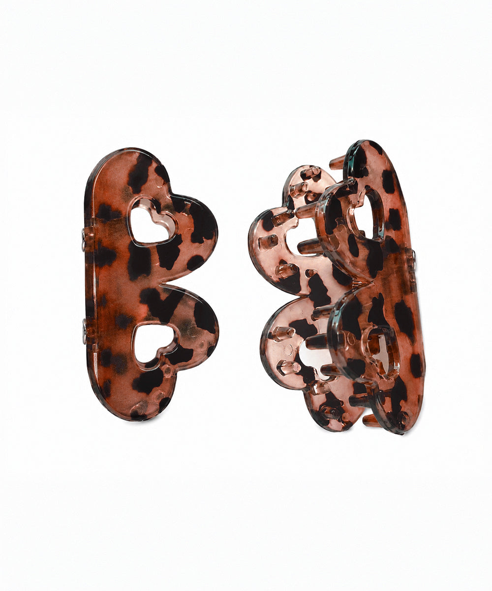 Rust Flower Magnetic Hair Clip | Stylika