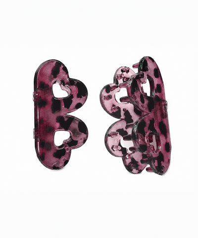 Mulberry mist Flower Magnetic Hair Clip | Stylika