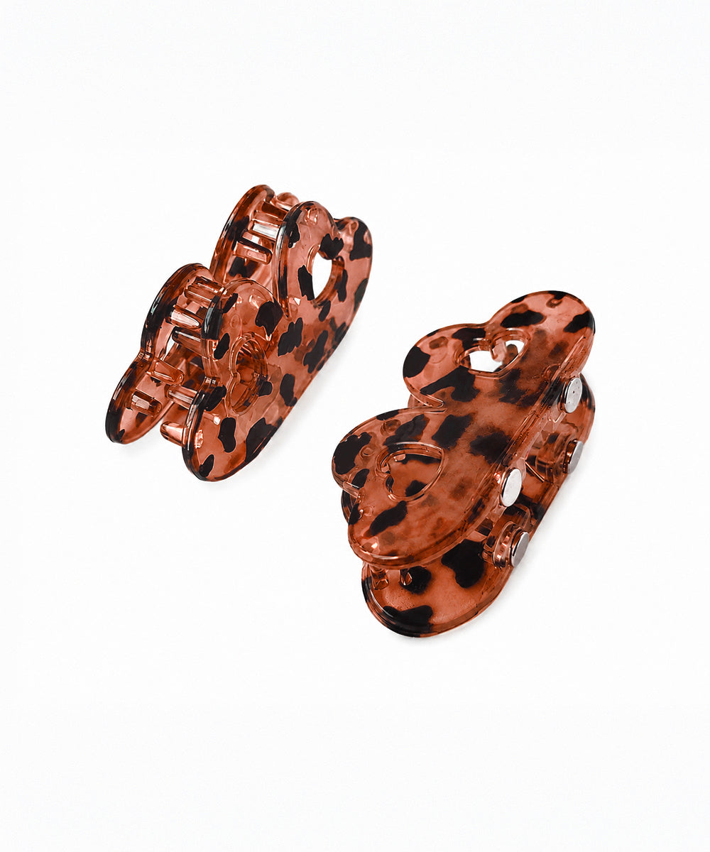 Rust Flower Magnetic Hair Clip | Stylika