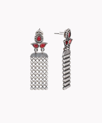 Boho Chic Multicolored Beaded Drop Earrings | Stylika