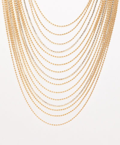 Cascading Chain Statement Necklace | Stylika