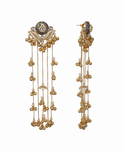 Elongated Ghungroo Kashmiri Earrings | Stylika