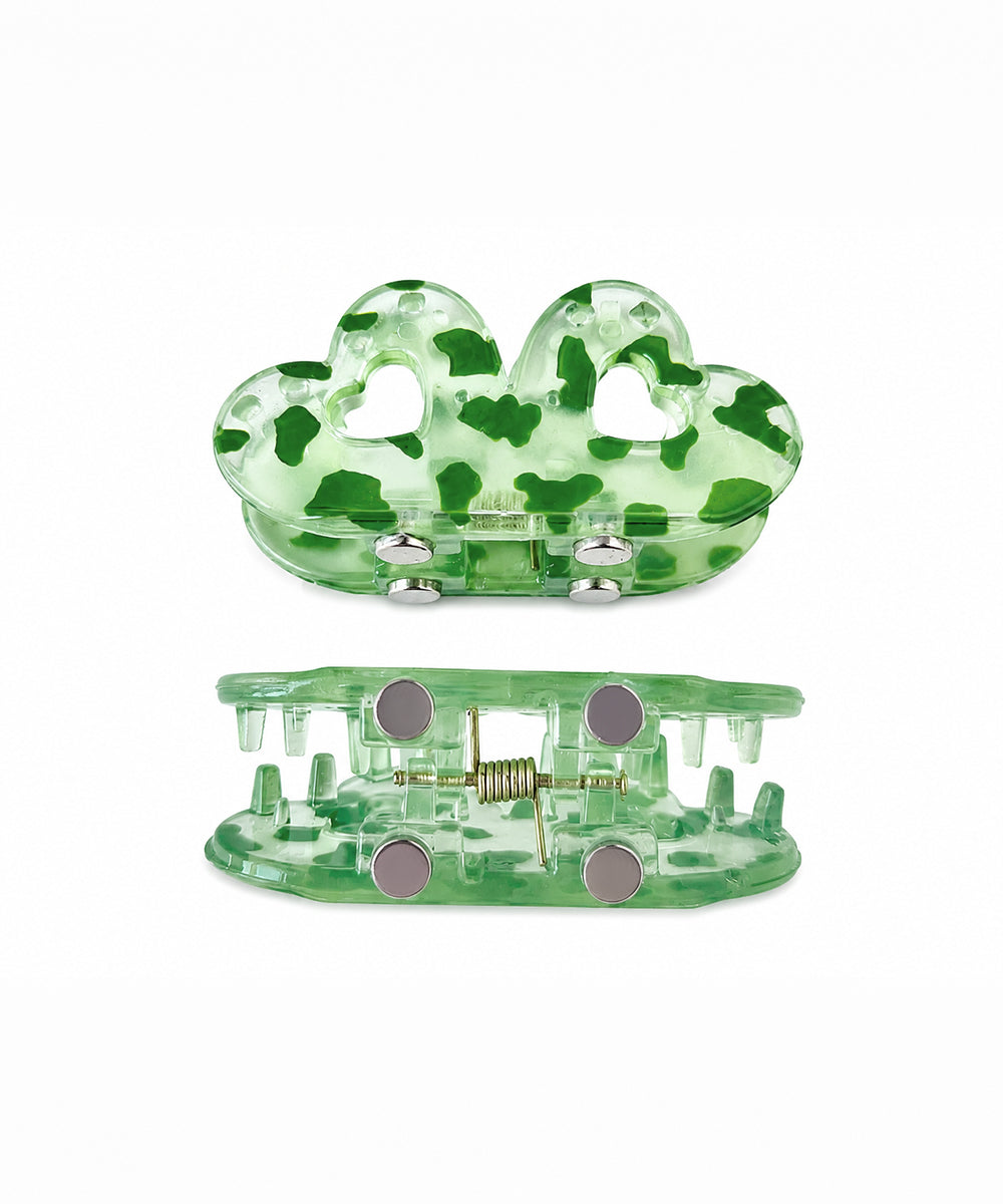 Matcha Flower Magnetic Hair Clip | Stylika