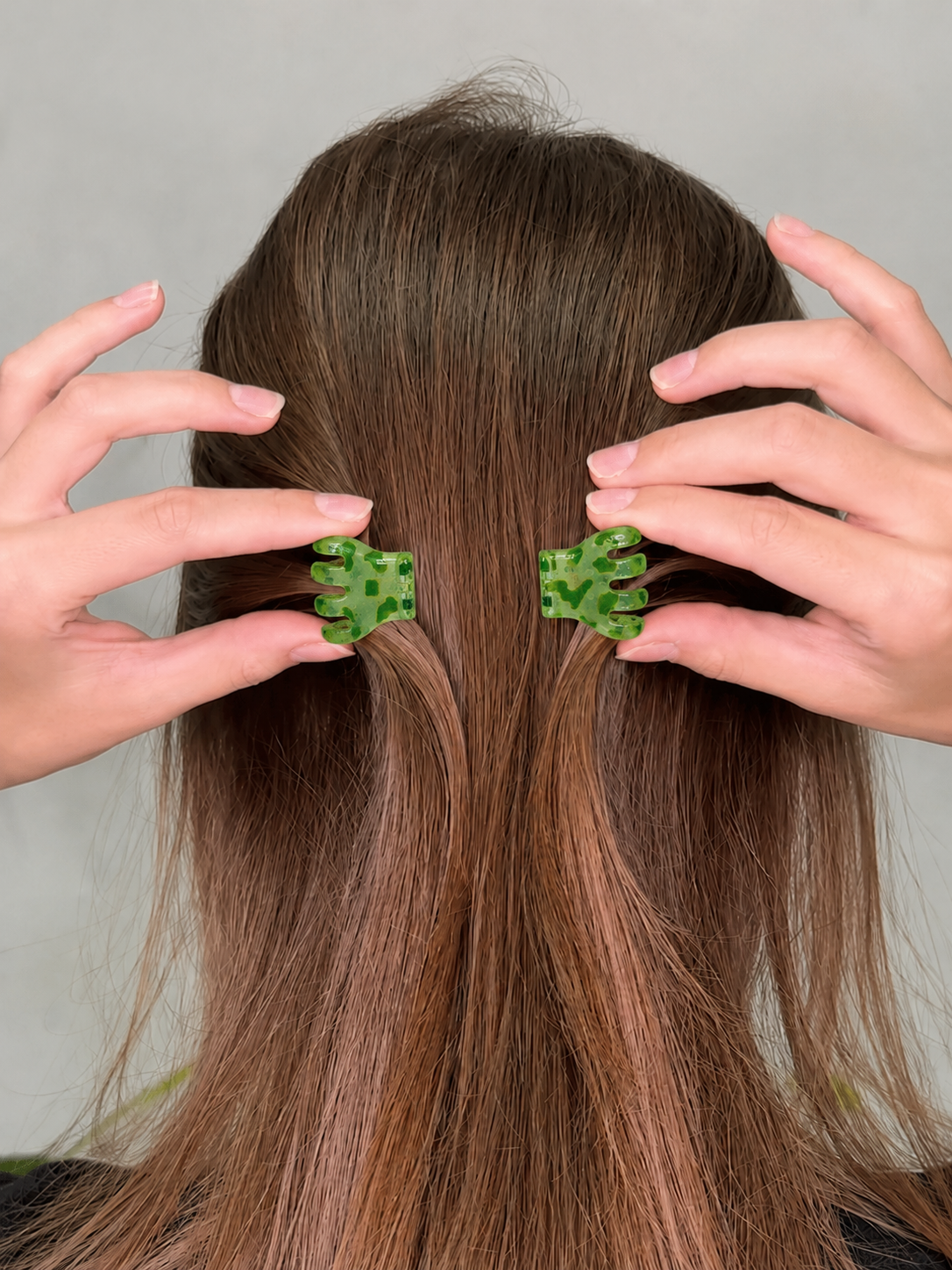 Matcha Bow Magnetic Hair Clip | Stylika