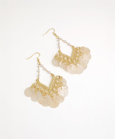 Intricate Fan Dangler Earrings for Festive Looks | Stylika