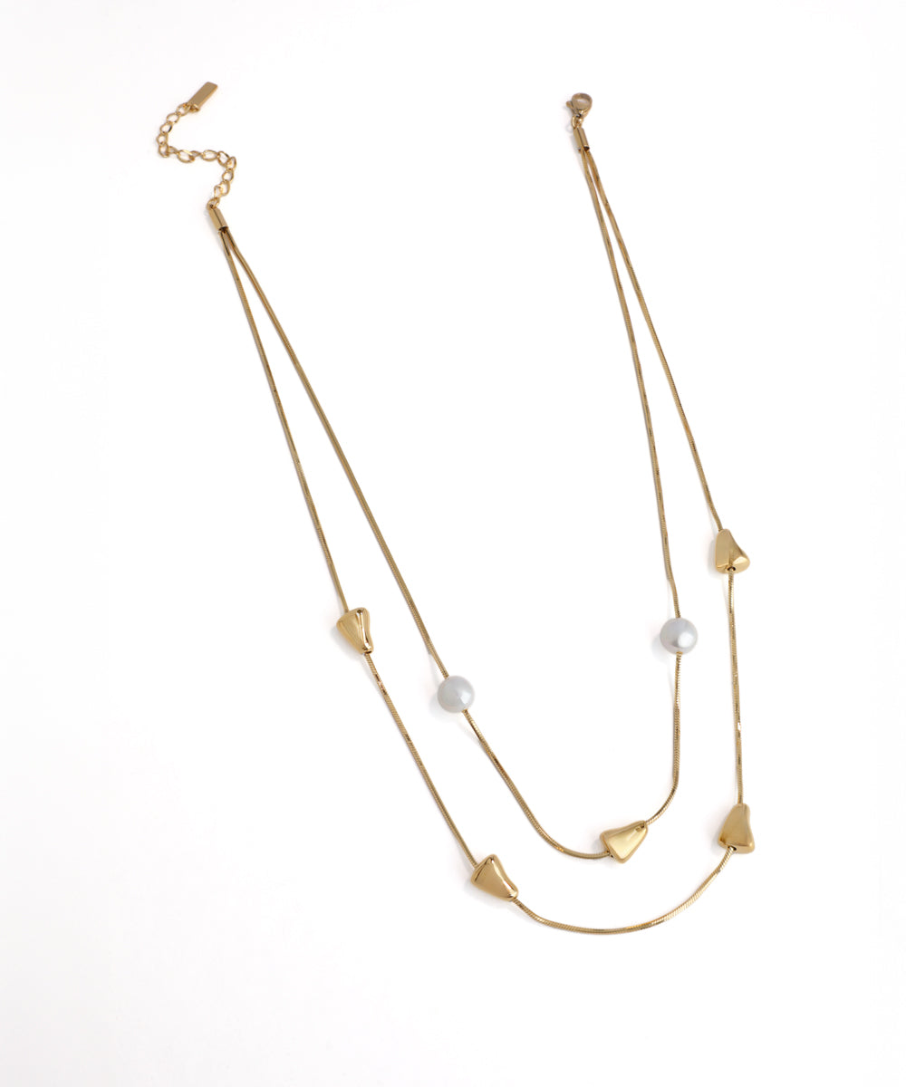 Layered stylika necklace for everyday wear thin charms