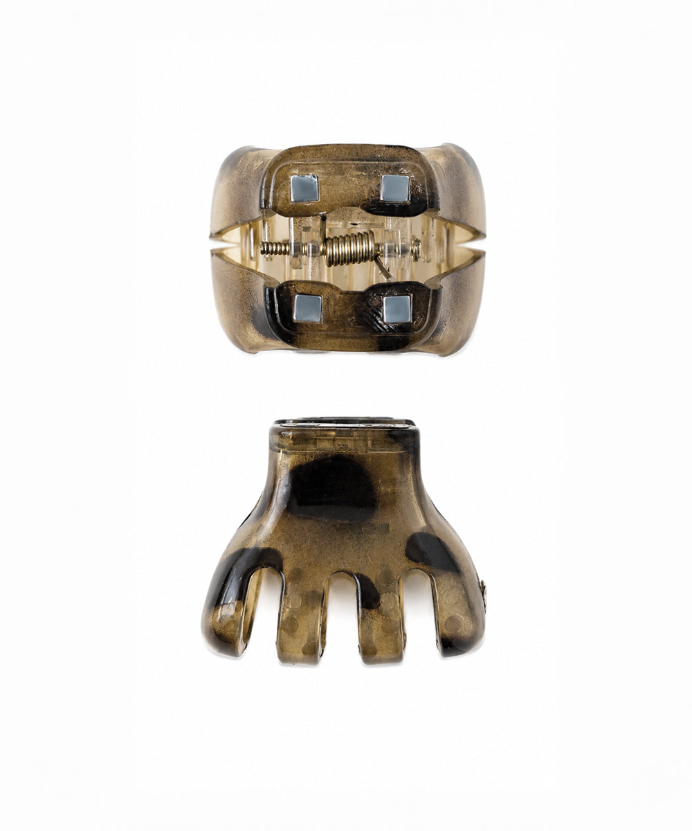 Taupe Bow Magnetic Hair Clip | Stylika
