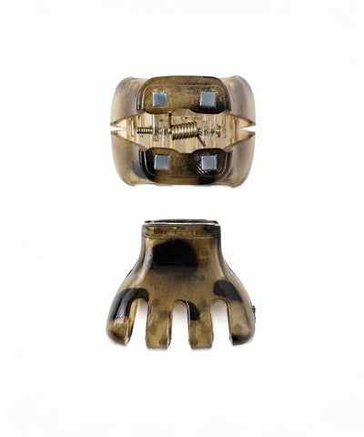 Taupe Bow Magnetic Hair Clip | Stylika