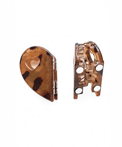 Rust Heart Magnetic Hair Clip | Stylika