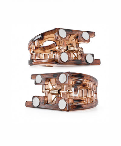 Rust Heart Magnetic Hair Clip | Stylika