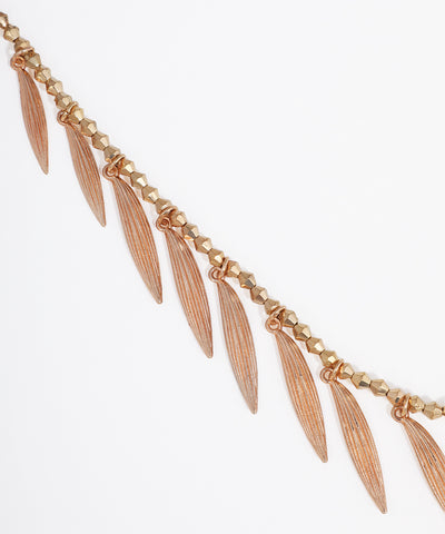 Cascading Leaf Charm Layered Necklace | Stylika
