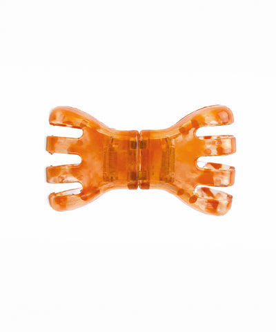 Orange Bow Magnetic Hair Clip | Stylika