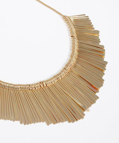 Structured Bar Collar Statement Necklace | Stylika