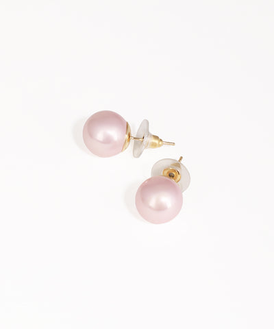 Blush Pink Pearl Earrings | Stylika