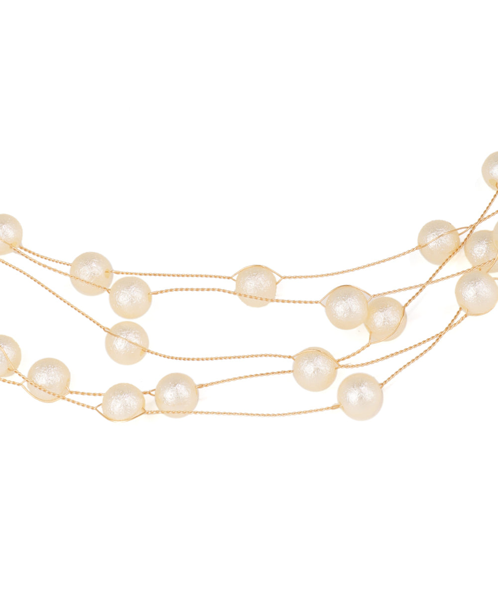 Stylika Multi-Strand Pearl Necklace | Chic Layered Jewelry Design