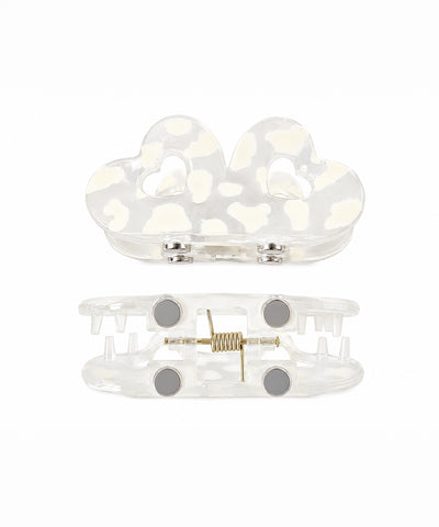 White Flower Magnetic Hair Clip | Stylika