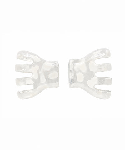 White Bow Magnetic Hair Clip | Stylika
