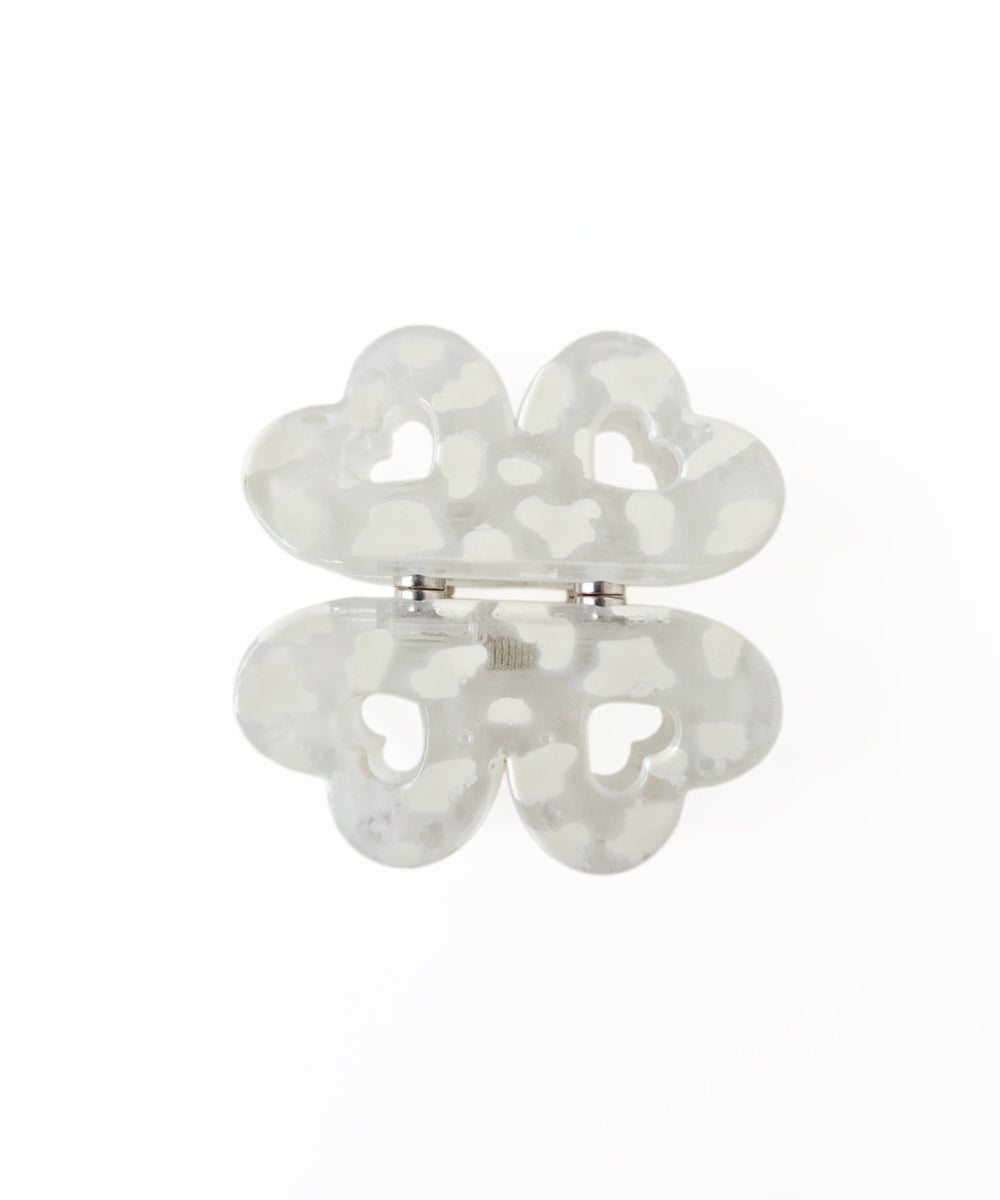 White Flower Magnetic Hair Clip | Stylika