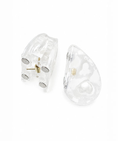 White Heart Magnetic Hair Clip | Stylika