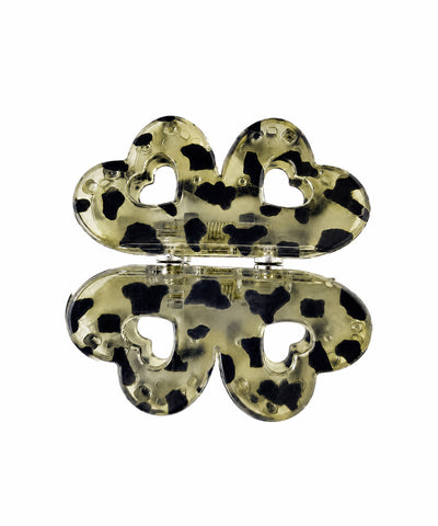 Moss green Flower Magnetic Hair Clip | Stylika