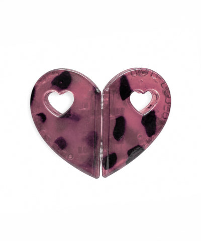 Mulberry mist Heart Magnetic Hair Clip | Stylika