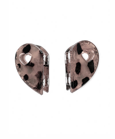 Smokey Heart Magnetic Hair Clip | Stylika