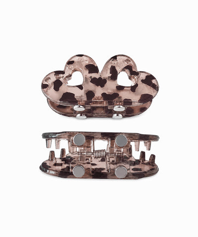 Smokey Flower Magnetic Hair Clip | Stylika