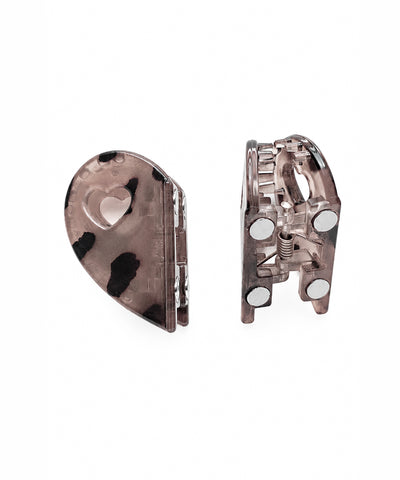 Smokey Heart Magnetic Hair Clip | Stylika