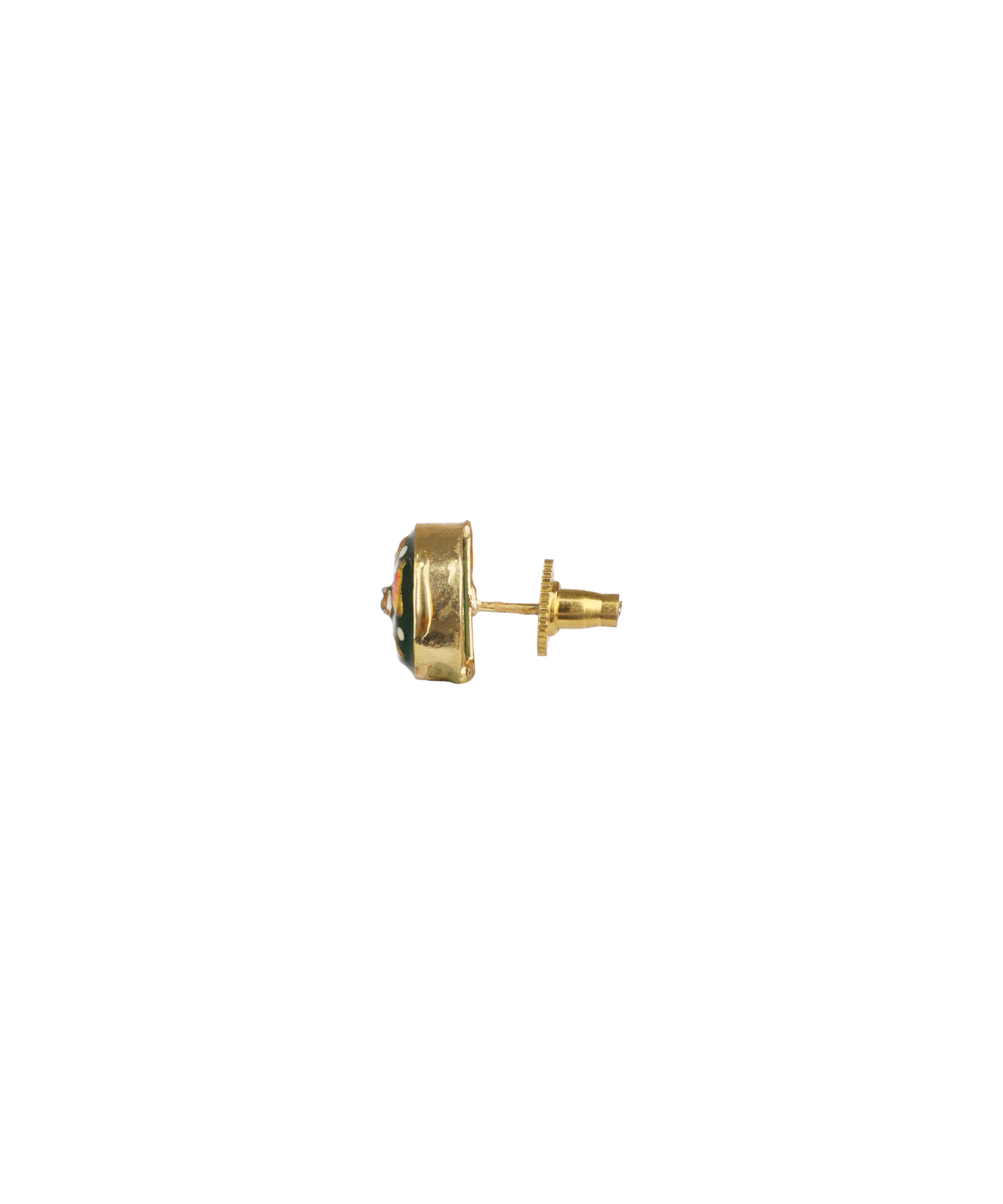 Brown textured object on a white background
