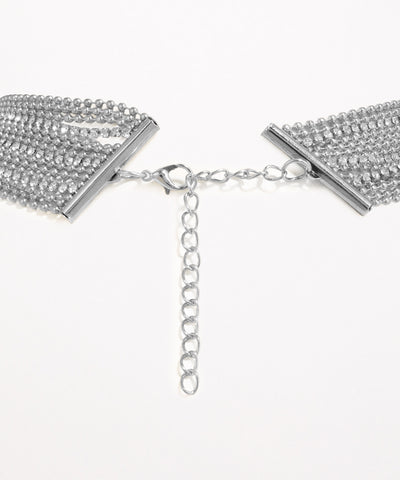 Cascading Chain Statement Necklace | Stylika