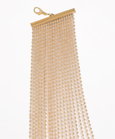 Cascading Multi-Layered Ball Chain Necklace | Stylika