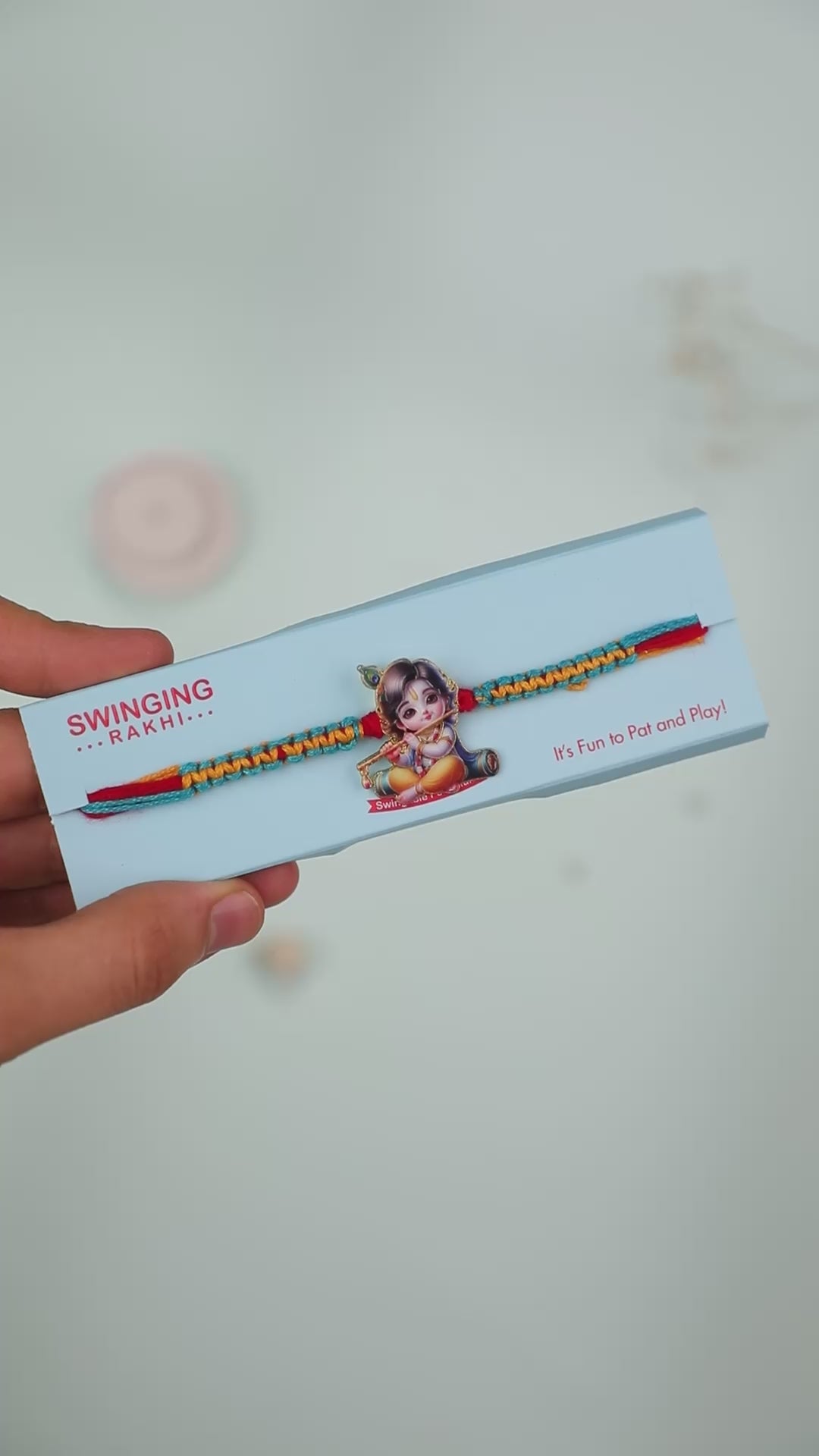 Playful Krishna Kids Rakhi Thread | Stylika